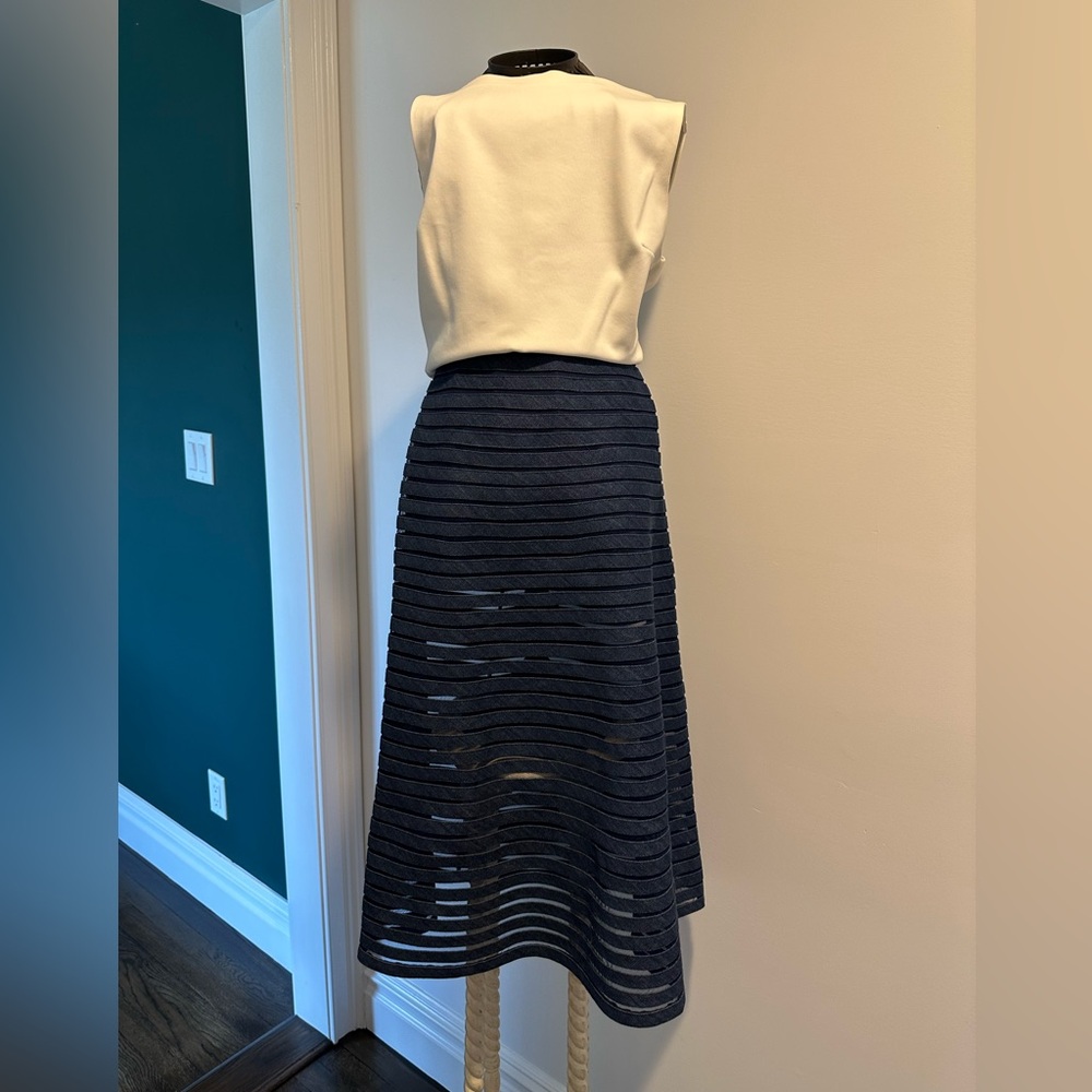 Cynthia Rowley Denim A-line skirt
